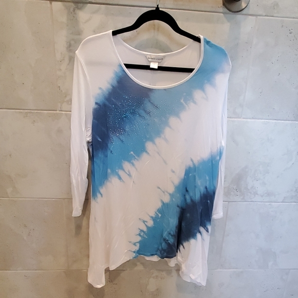 Christopher & Banks XL tunic length top - Picture 1 of 5
